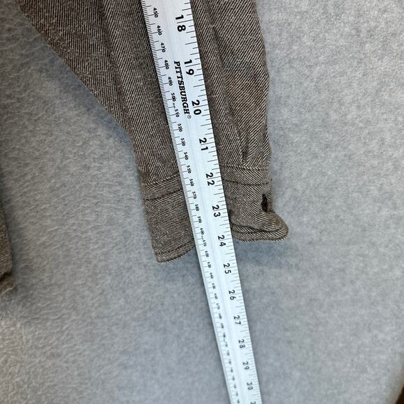 Red Head Brand Workhorse Shirt Mens Size XL Brown Cotton Long Sleeve Button Up - Picture 16 of 16